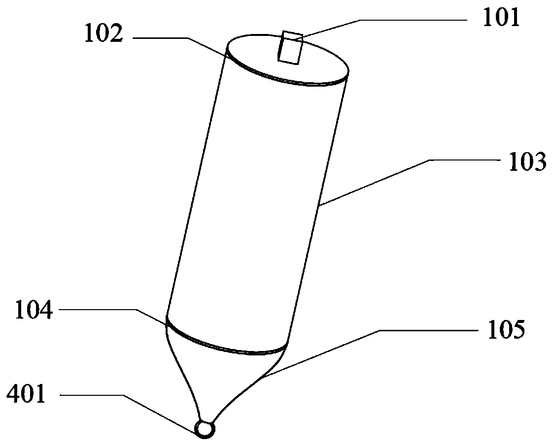 A fully enclosed inertial point-suction wave energy device