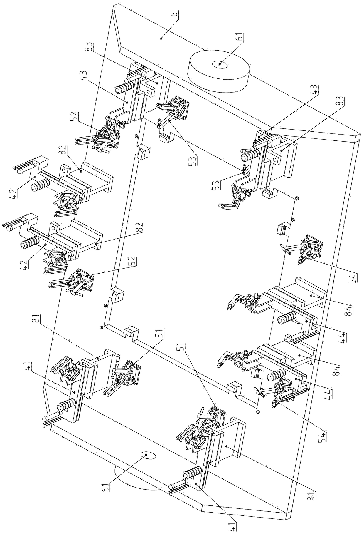 Semi-automatic tool for intelligent welding of connection section of belt A type coal feeder