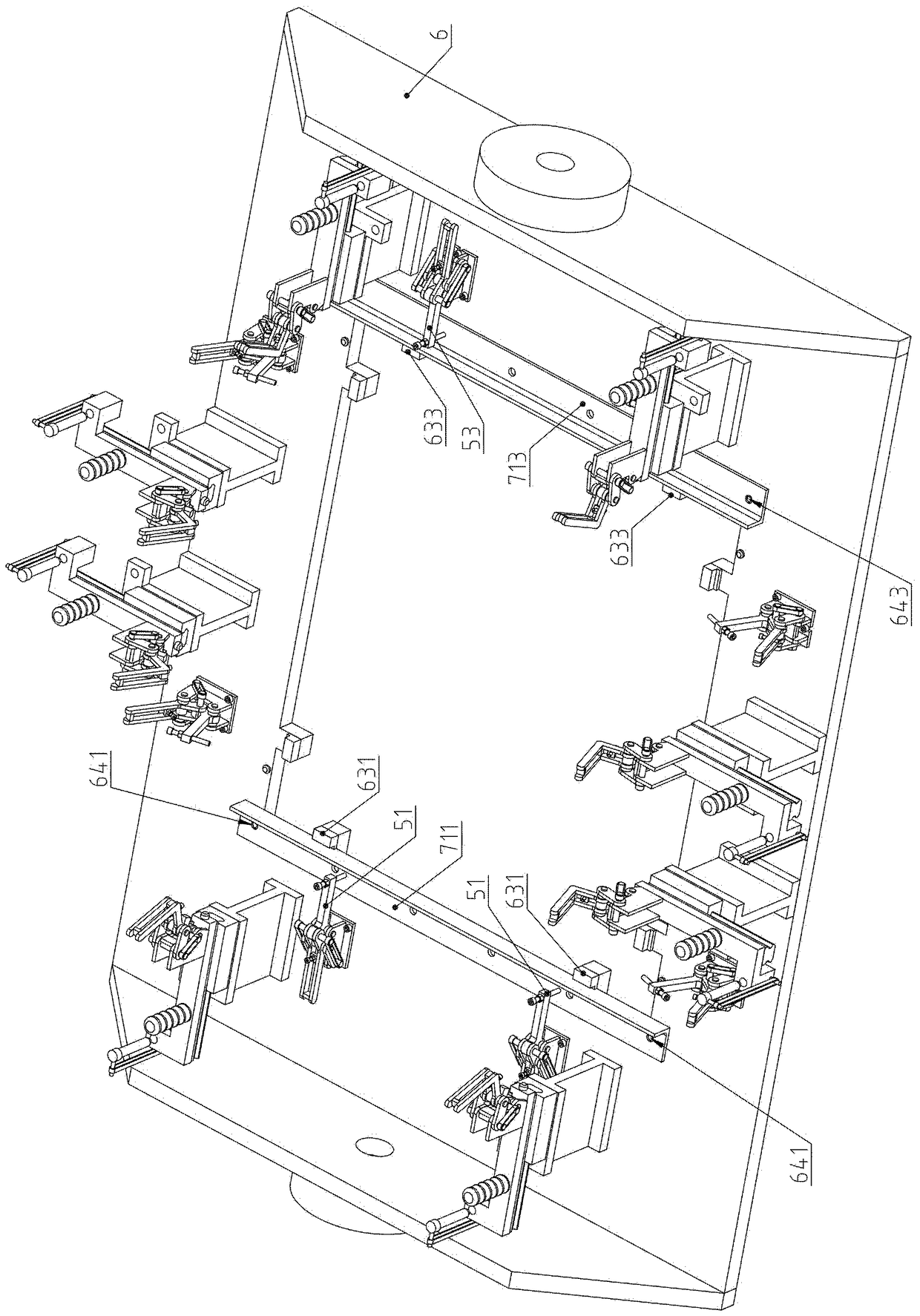 Semi-automatic tool for intelligent welding of connection section of belt A type coal feeder