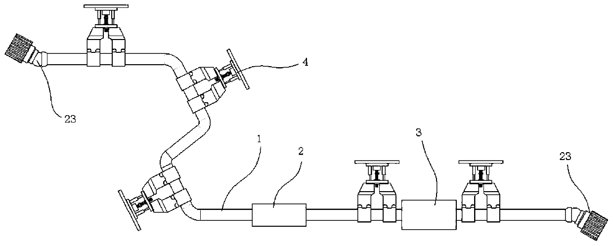 Energy-saving and emission-reducing terahertz activating combustion-supporting oil inlet pipe