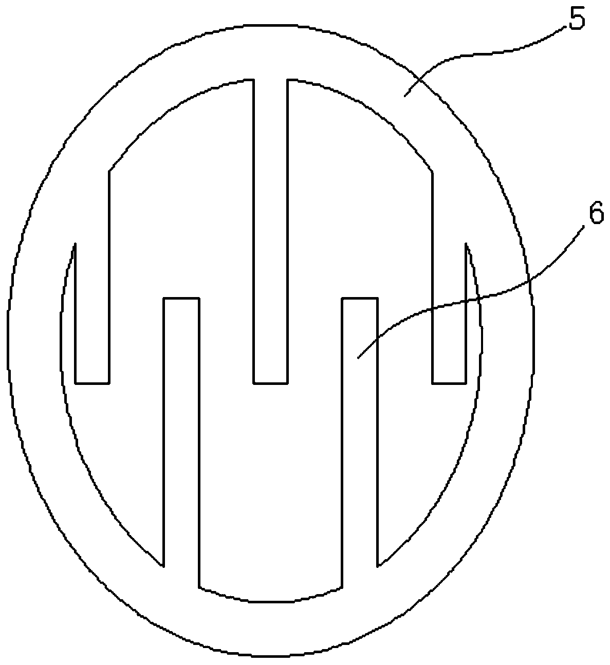 Energy-saving and emission-reducing terahertz activating combustion-supporting oil inlet pipe