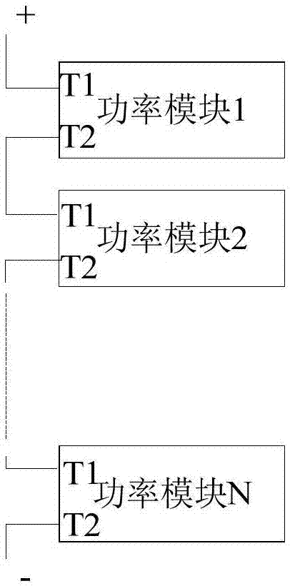 Modular multilevel converter capable of cutting off direct current short-circuit fault current