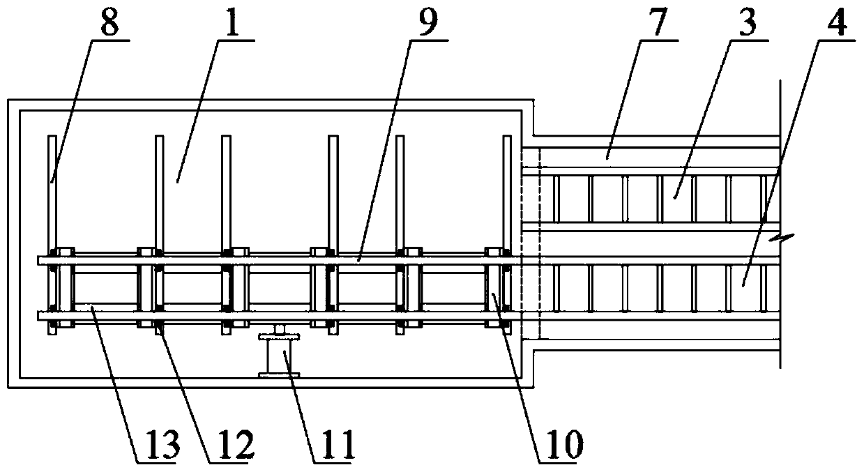 Track transportation system for subway shield tunnel quick slag tapping