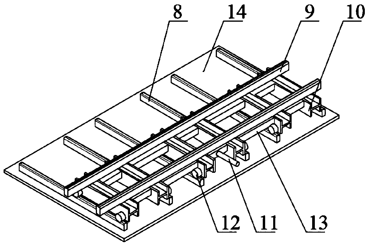 Track transportation system for subway shield tunnel quick slag tapping