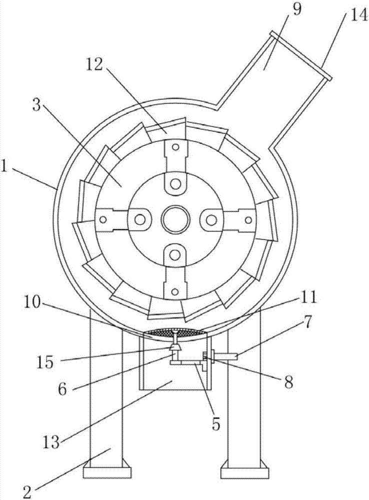 Material crushing machine