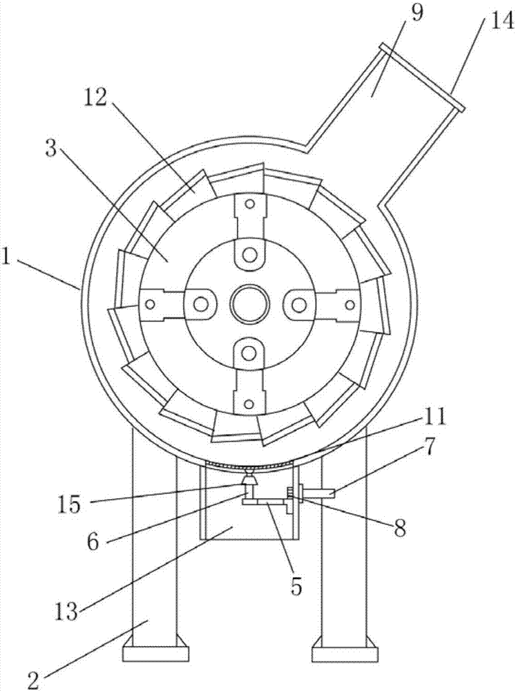 Material crushing machine