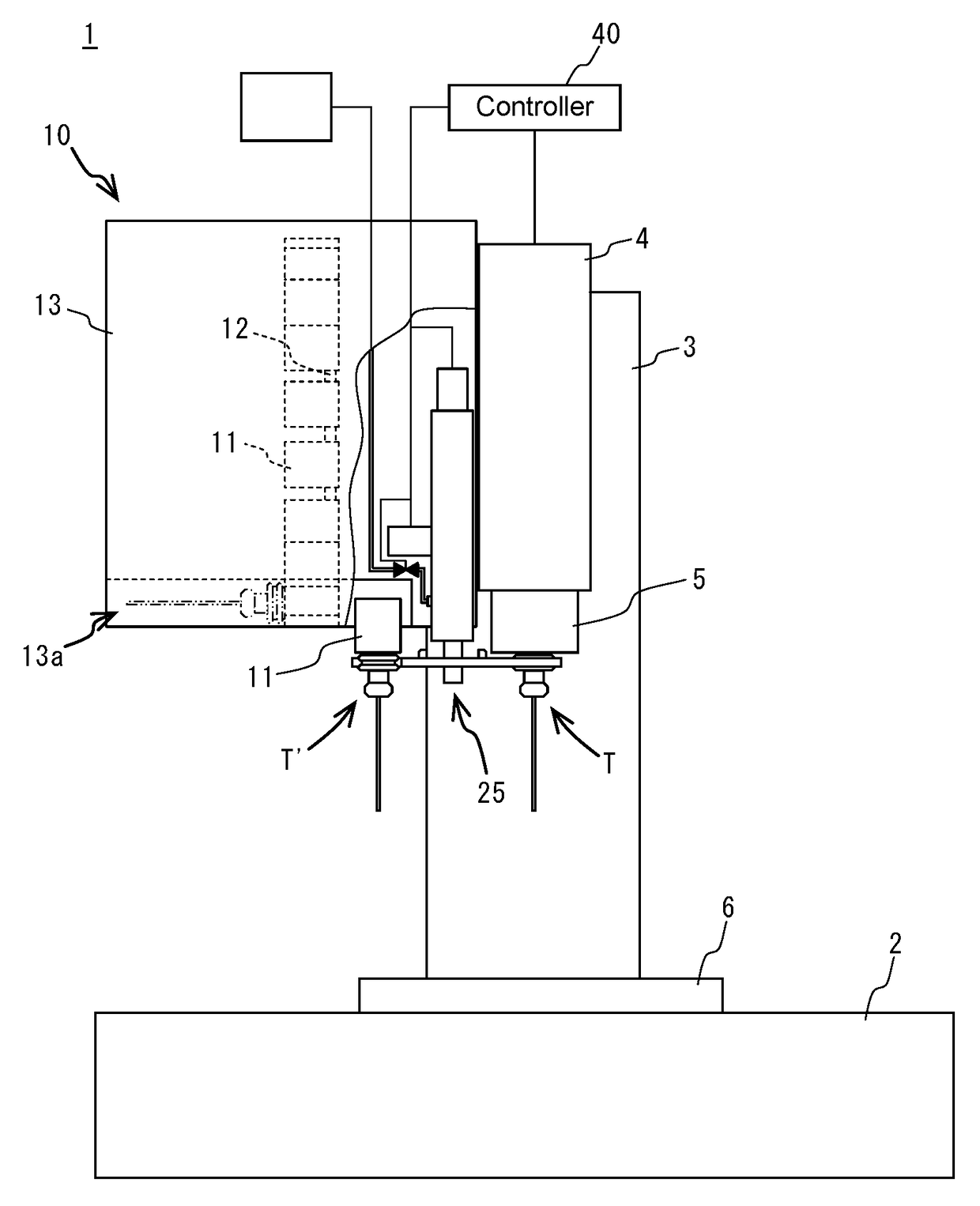 Tool changing method and tool changer