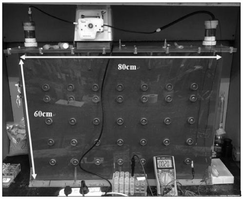 Method for restoring hydrochloric ether-contaminated groundwater by using in-situ electrochemical circulation wells