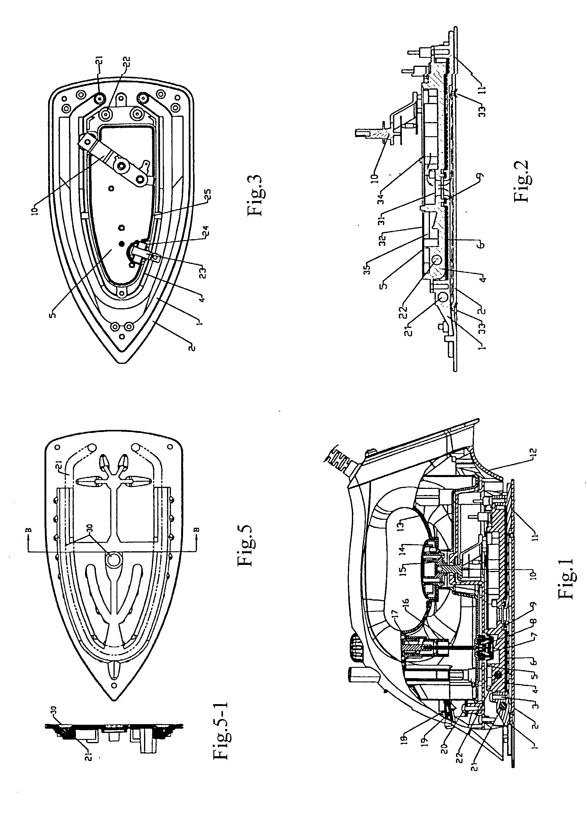 Kind of low-temperature steam electric iron