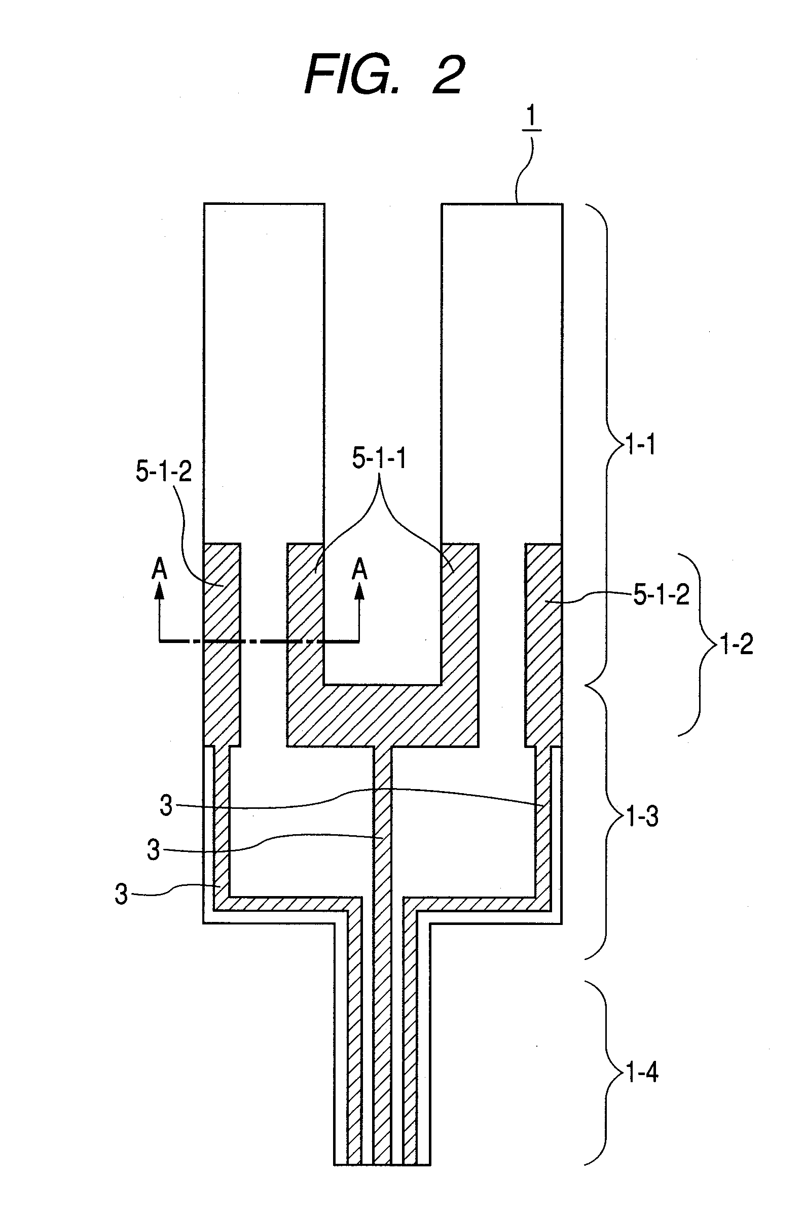 Thin film tuning-fork type inflection resonator and electric signal processing element