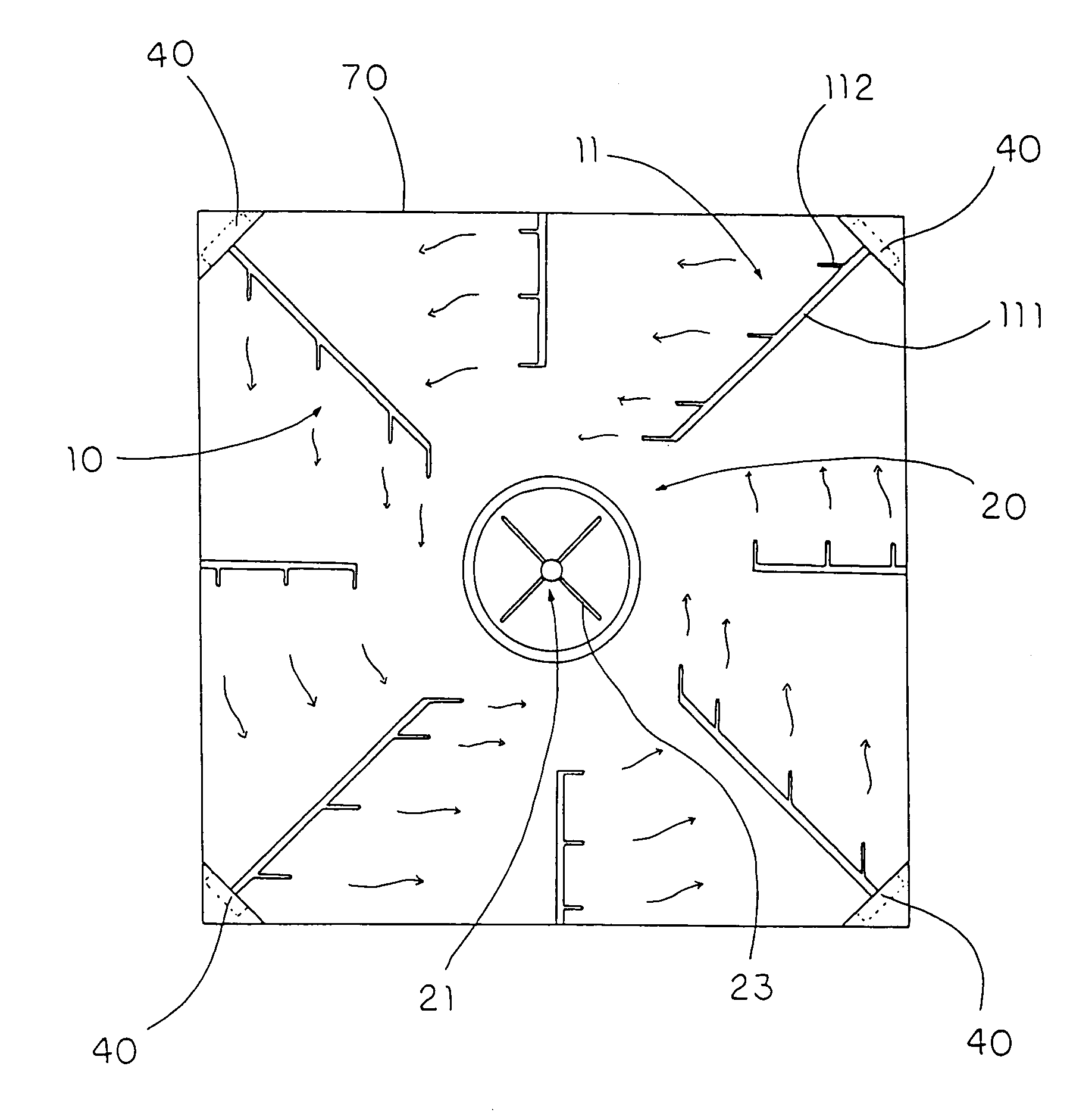 Water treatment system for water animal feeding facility