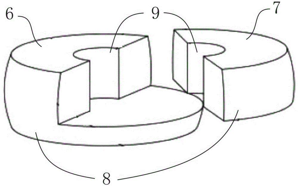 End surface contact type upper specimen clamp capable of automatically leveling