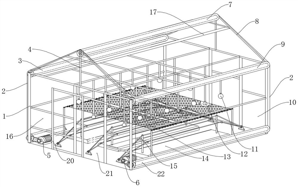 A kind of multifunctional dragon fruit planting greenhouse