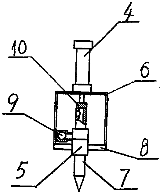 Pneumatic zero-speed hole-pricking liquid fertilizer deep application mechanism