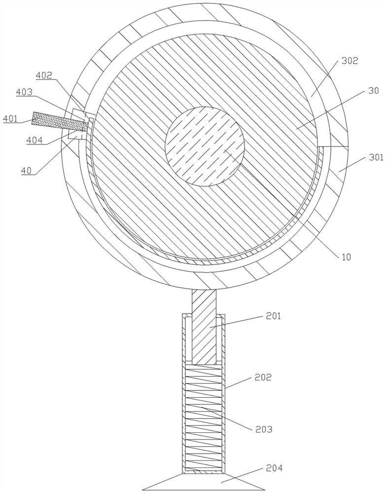 A guide wire storage device