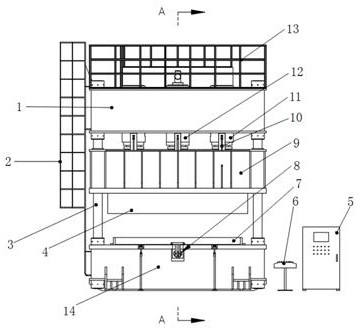 Soft forming servo hydraulic press preventing damage to workpiece surface