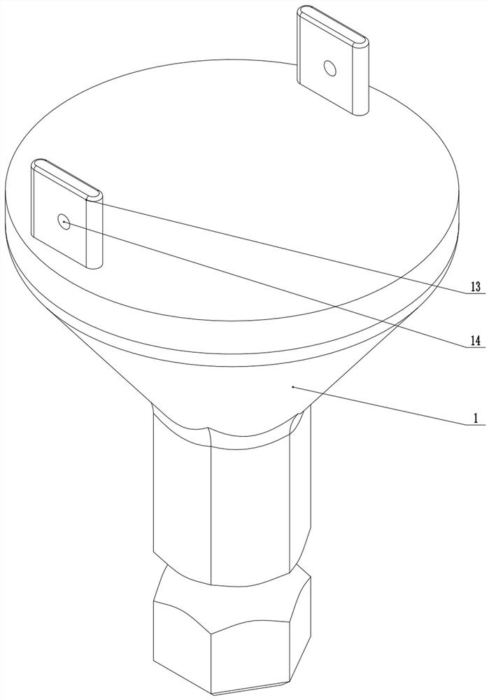 Fixed-length cutter mounting device of numerical control milling machine