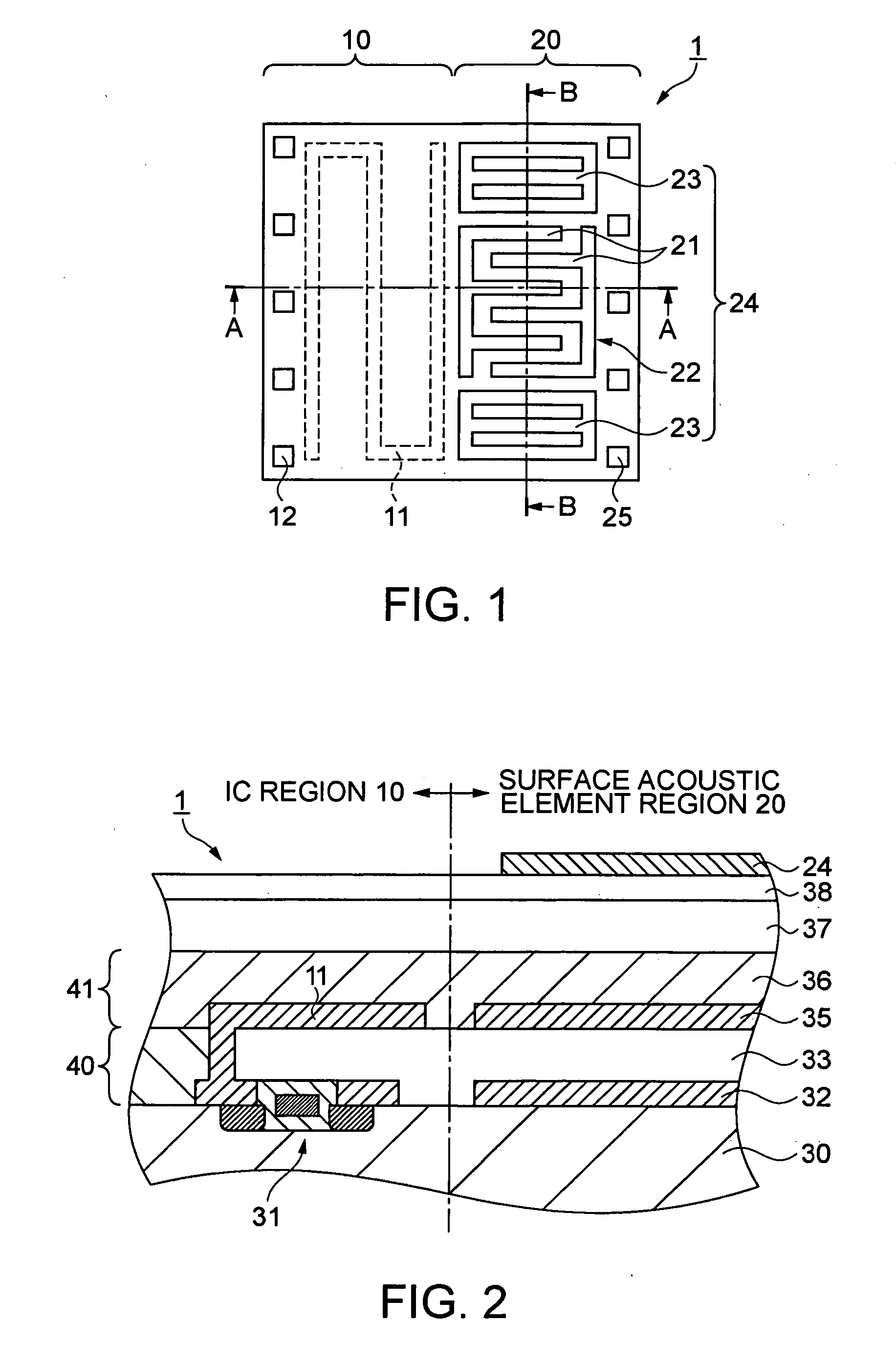 Surface acoustic wave device and method of manufacturing a surface acoustic wave device