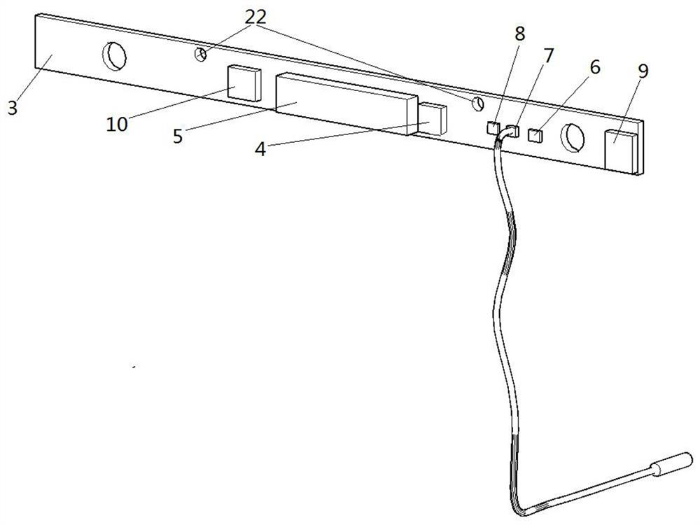 Case temperature control device