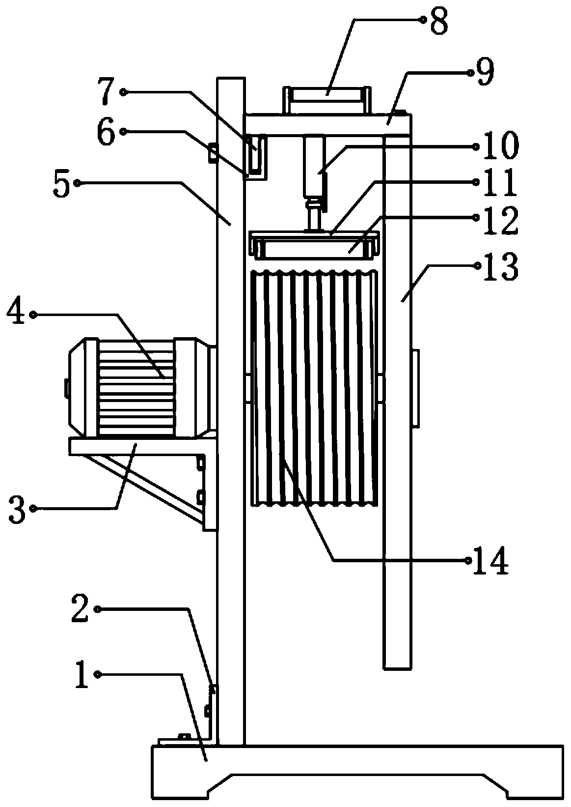 Coiled pipe support device for underfloor heating pipe installation