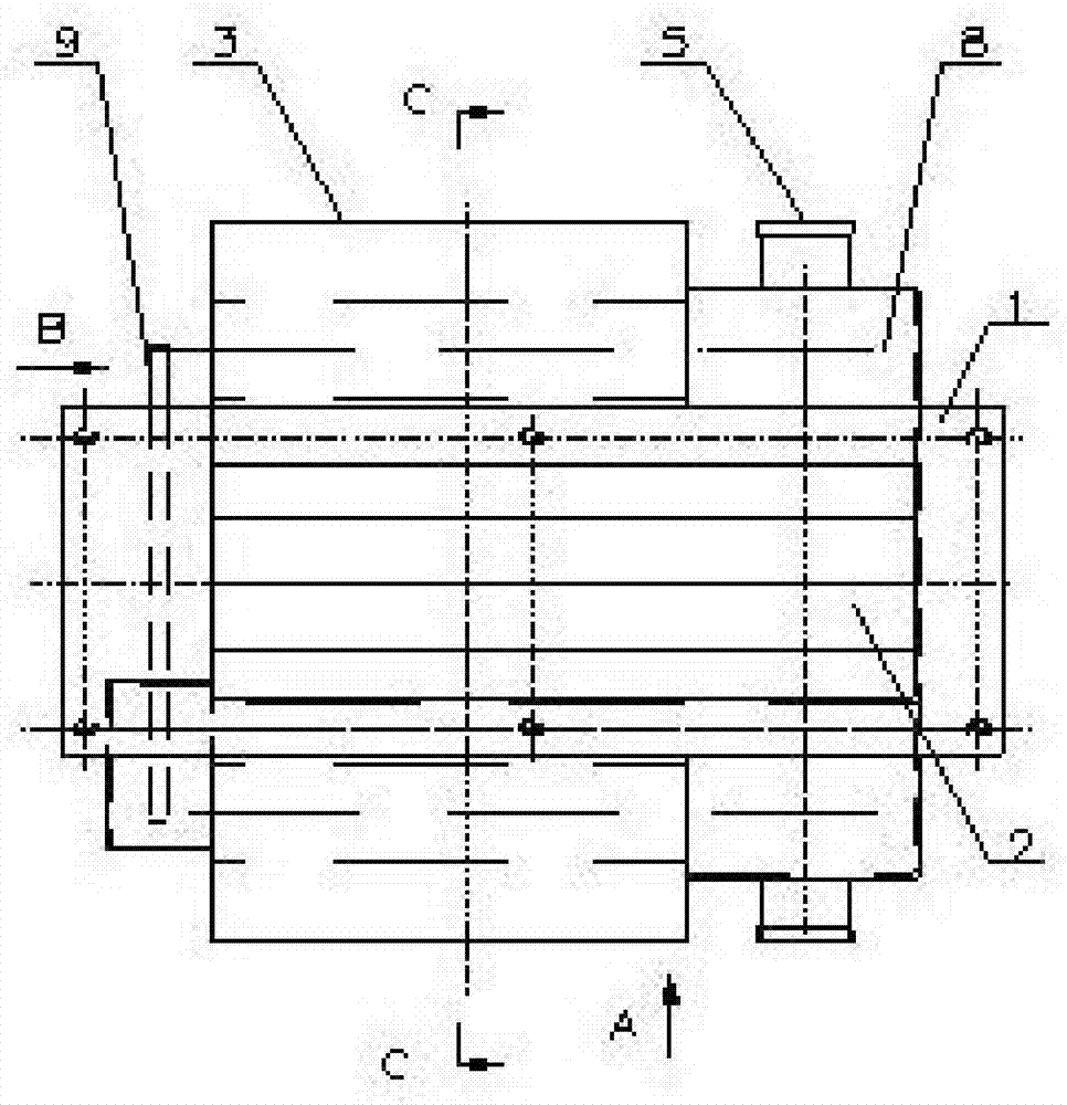 Blowing rate adjusting device of railway vehicle