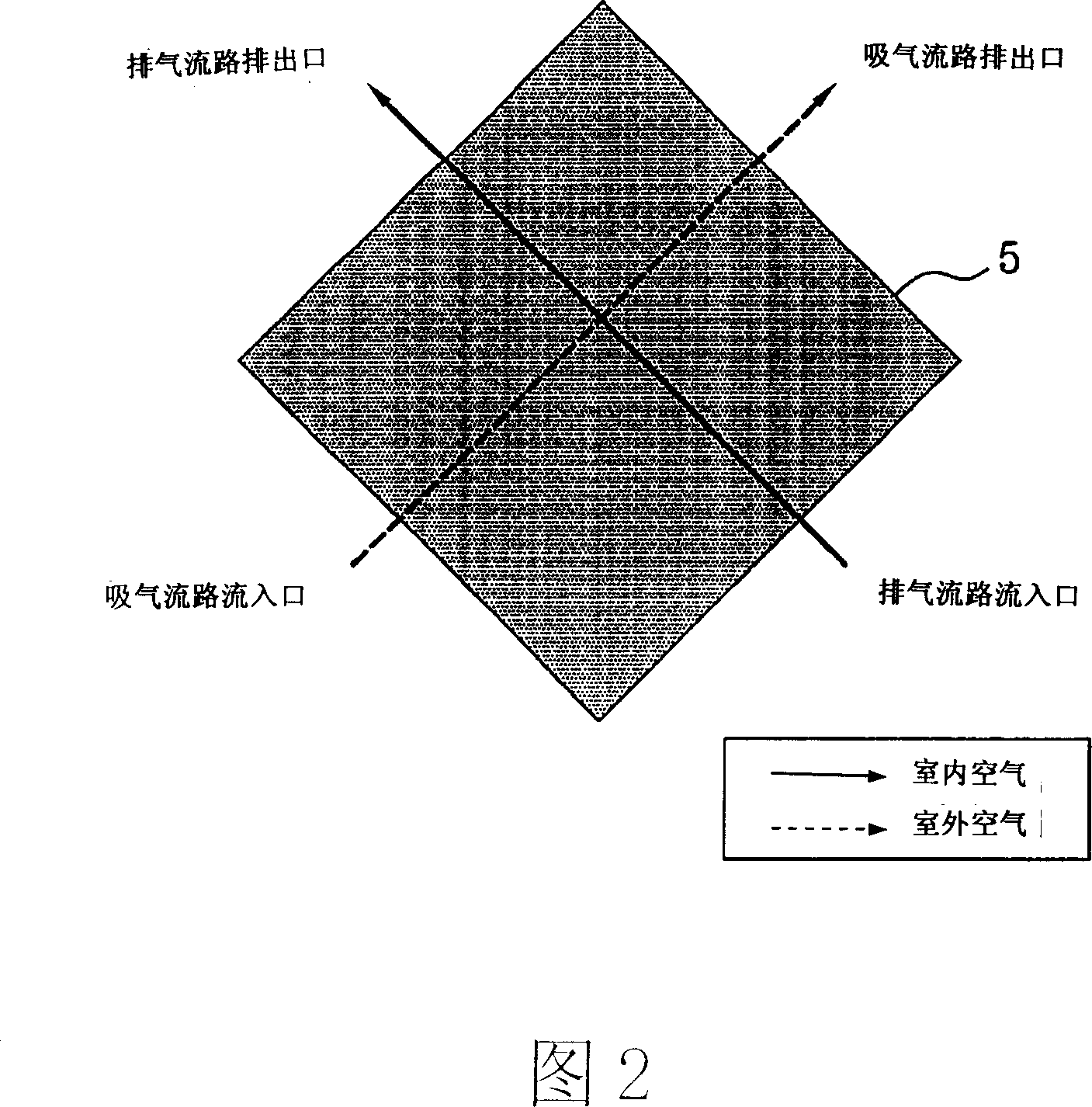 Electric heat exchanger and ventilation system using same