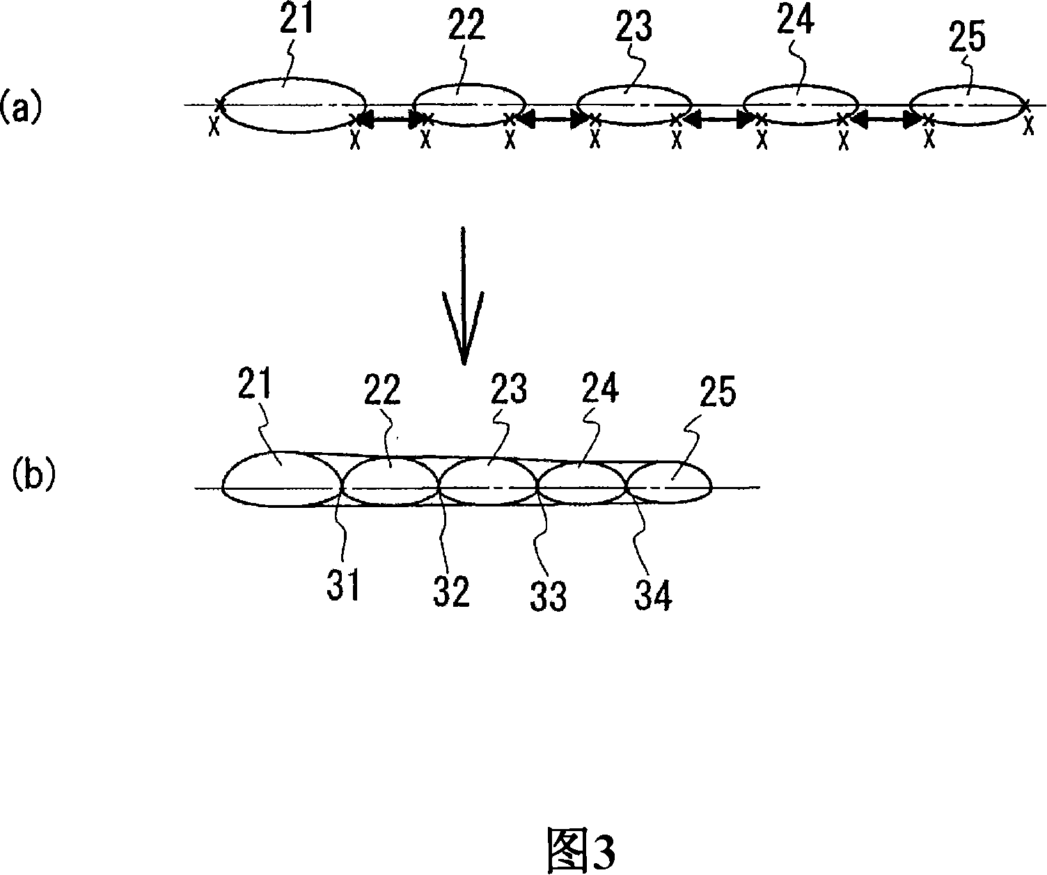 Knitting method of tubular knitted fabric