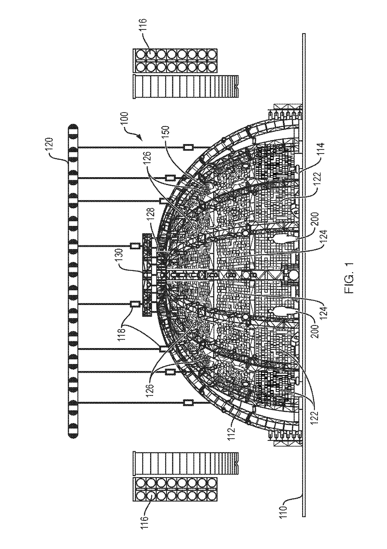 Acoustic shell for stage performances