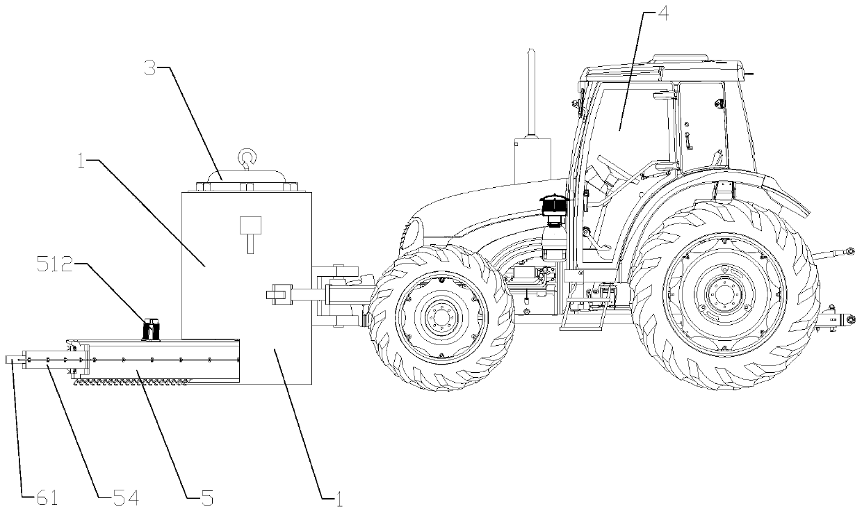 Automatic forest tree leaf collecting device