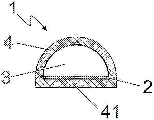 Device for introducing a force into tension members made of fiber-reinforced plastic flat strip lamella