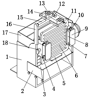 Auxiliary cleaning device for quartz glass cutting machining