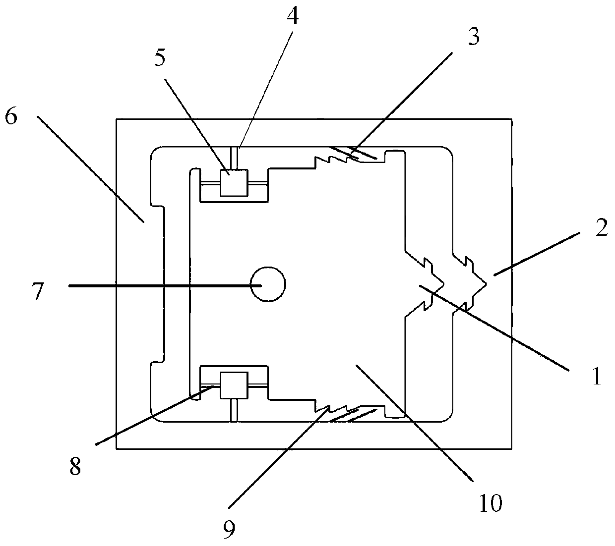 A mems safety system integrated device and method applied to small-caliber bullets