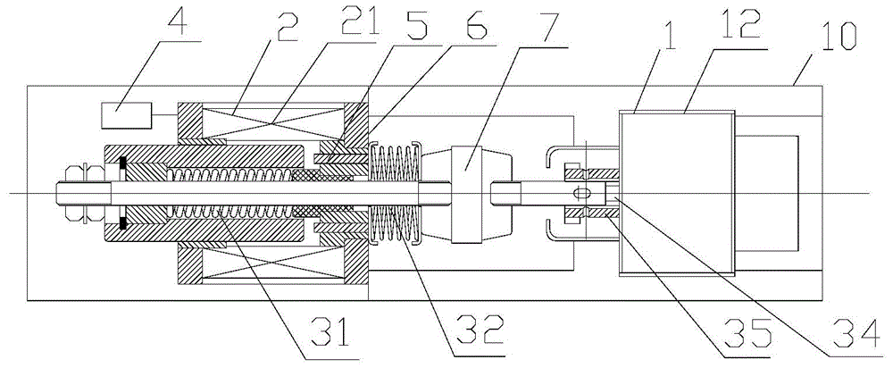 Single-stage vacuum contactor