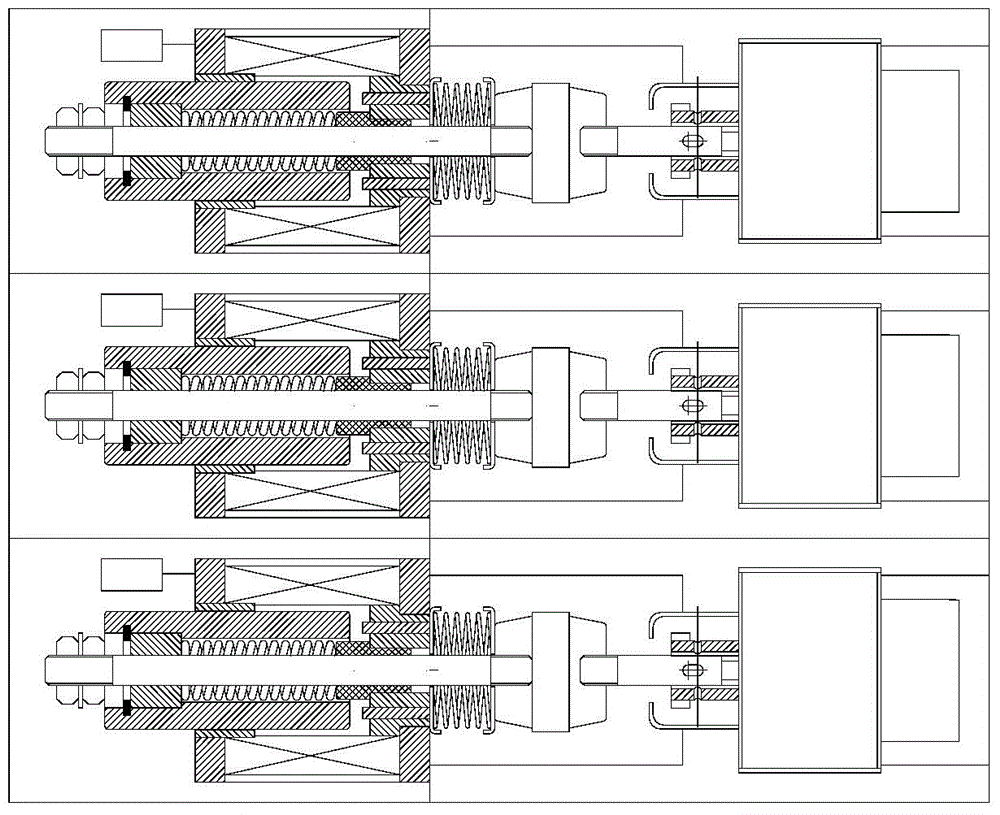 Single-stage vacuum contactor