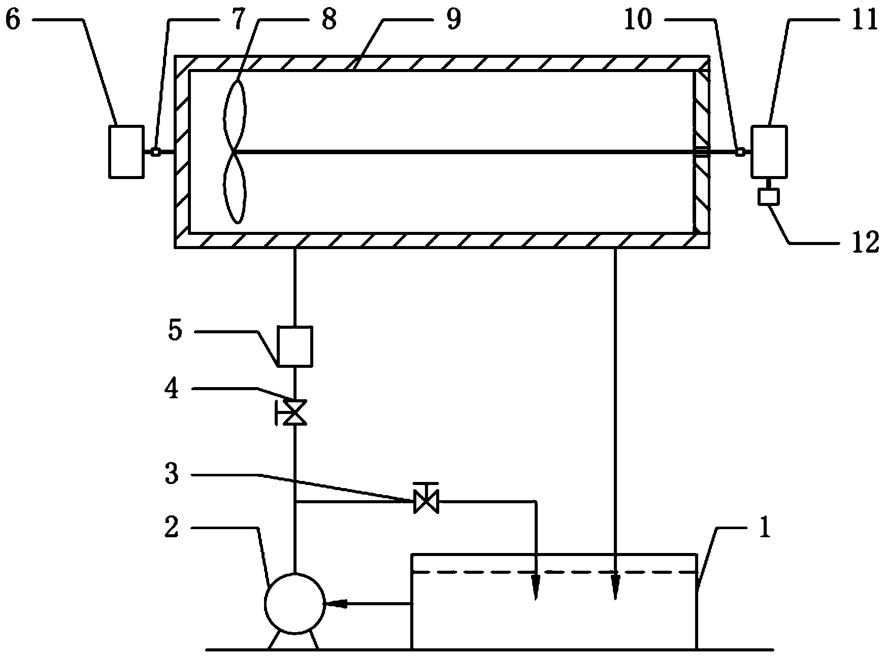 Testing device and method for evaluating drag-reduction effect of bionic jet surface