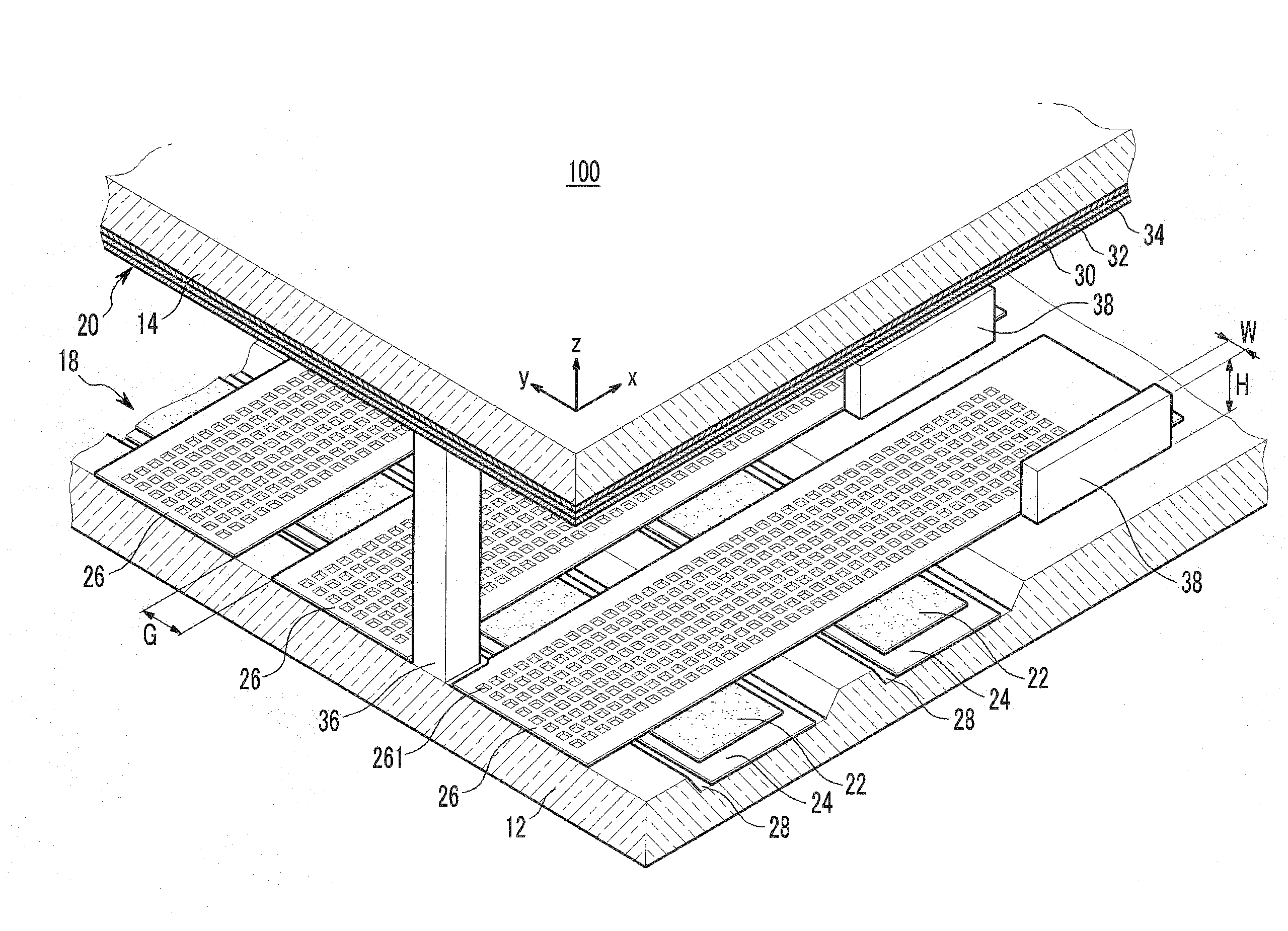 Light emission device and display device using the light emission device as a light source