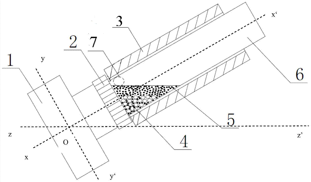 Detector for coagulation function of whole blood and detection method