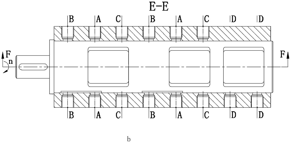 A reversing rotary valve for controlling hydraulic double-return and double-feeding of cold-rolled pipe mill