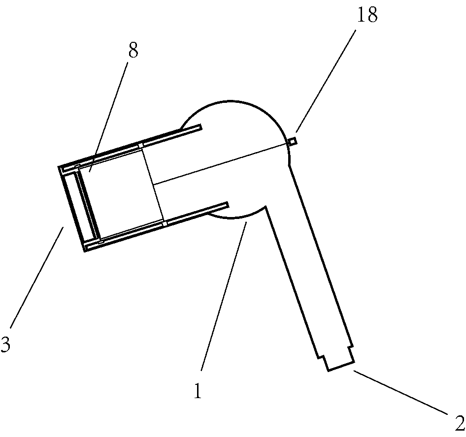 Turnover pressure boosting shower