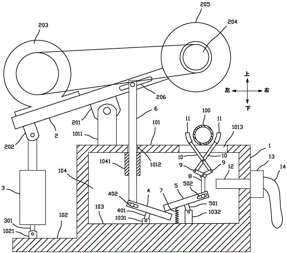 Pipe cutting device