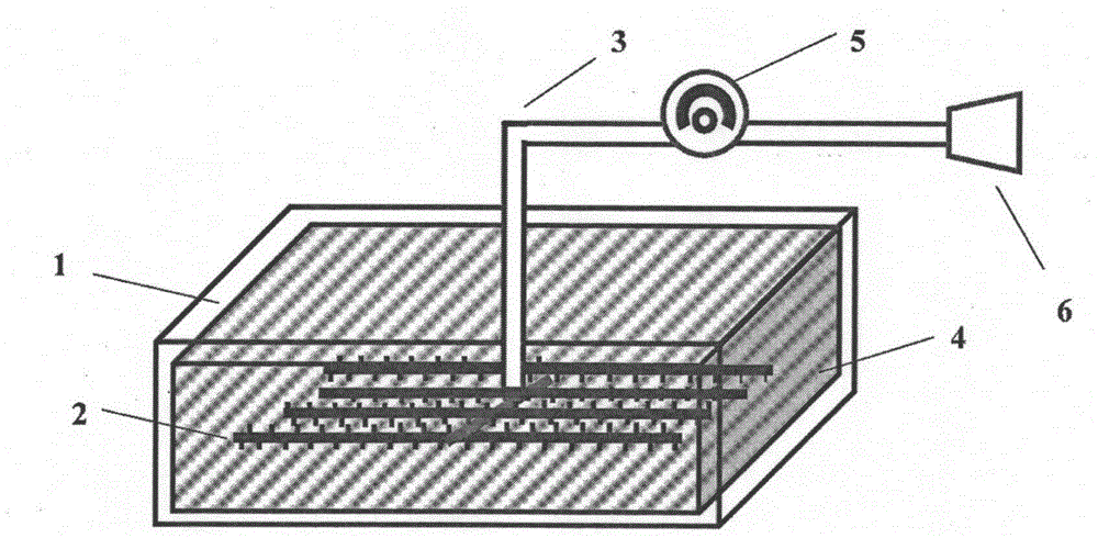 Nanofiber foam-based protein adsorptive separation device and preparation method thereof