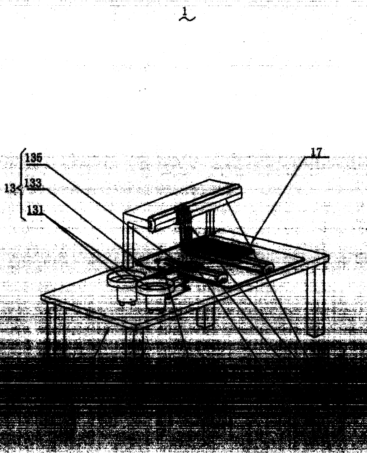 An automatic plate-setting machine