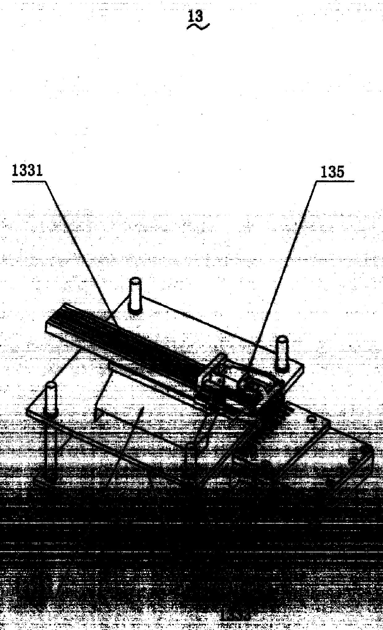 An automatic plate-setting machine