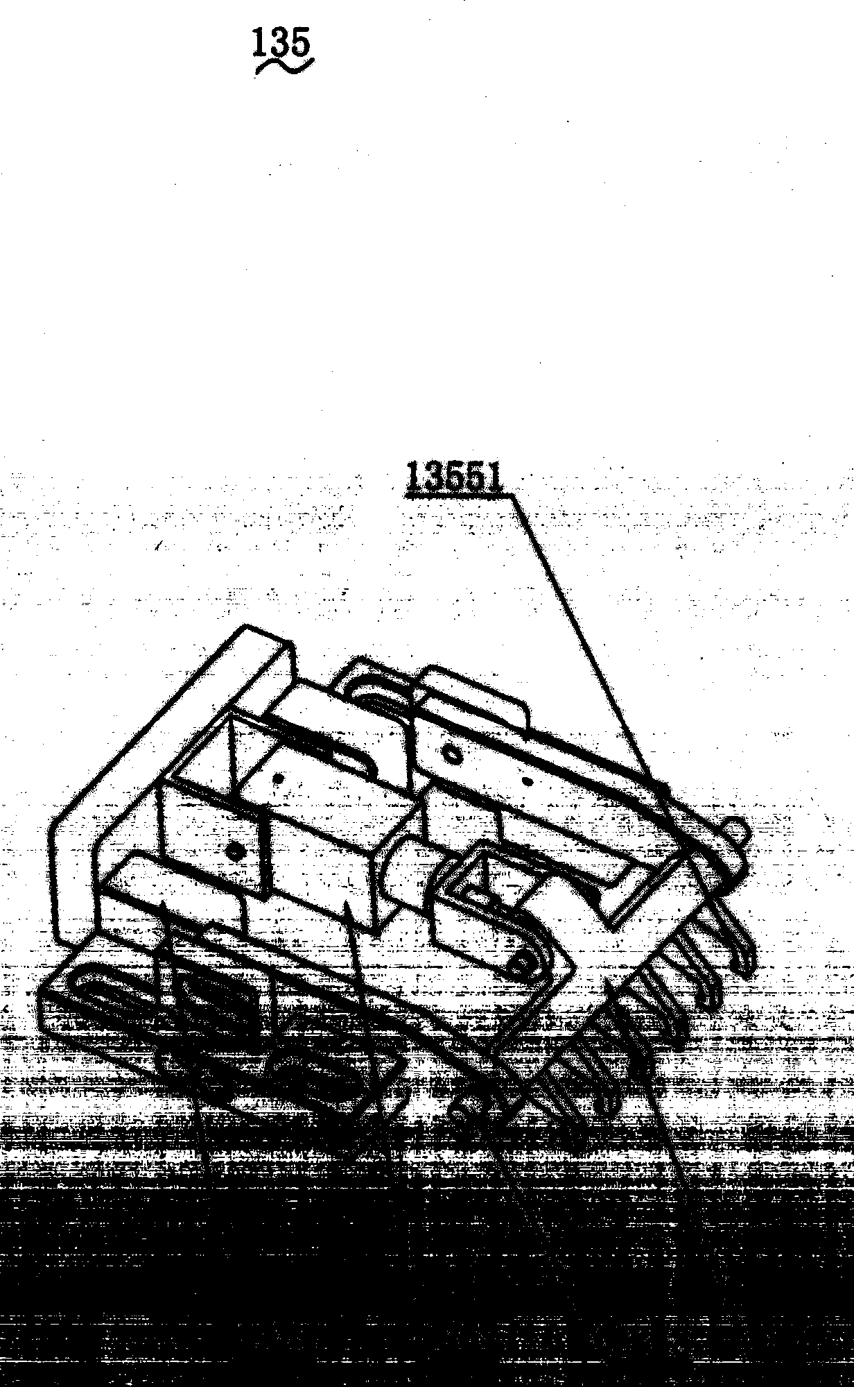 An automatic plate-setting machine