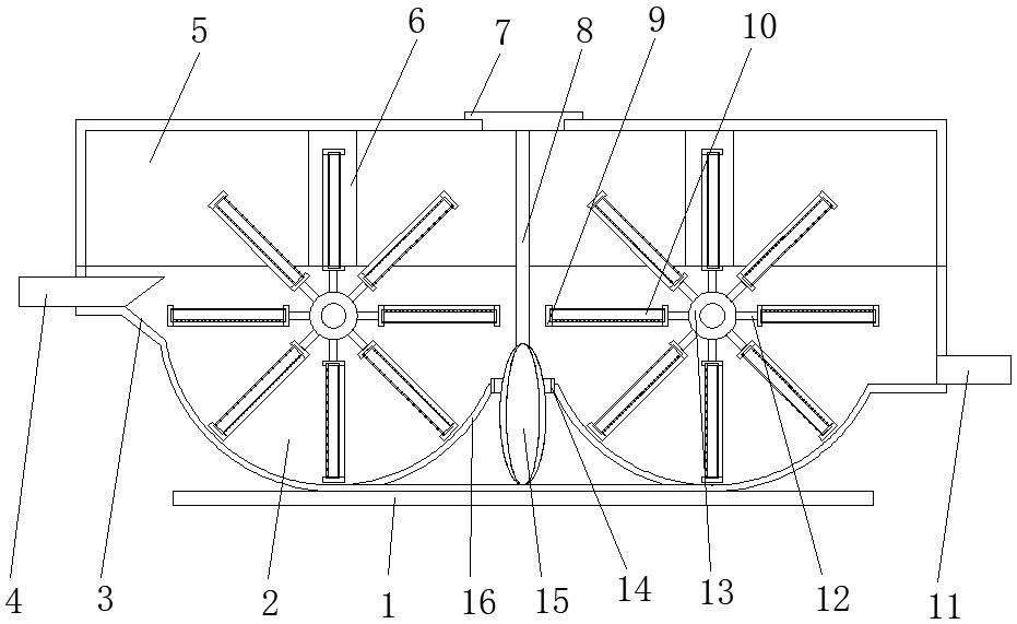 A kind of silk cleaning wastewater purification device for textile production