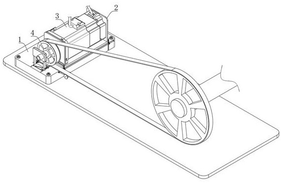 Servo motor convenient for fine adjustment and positioning