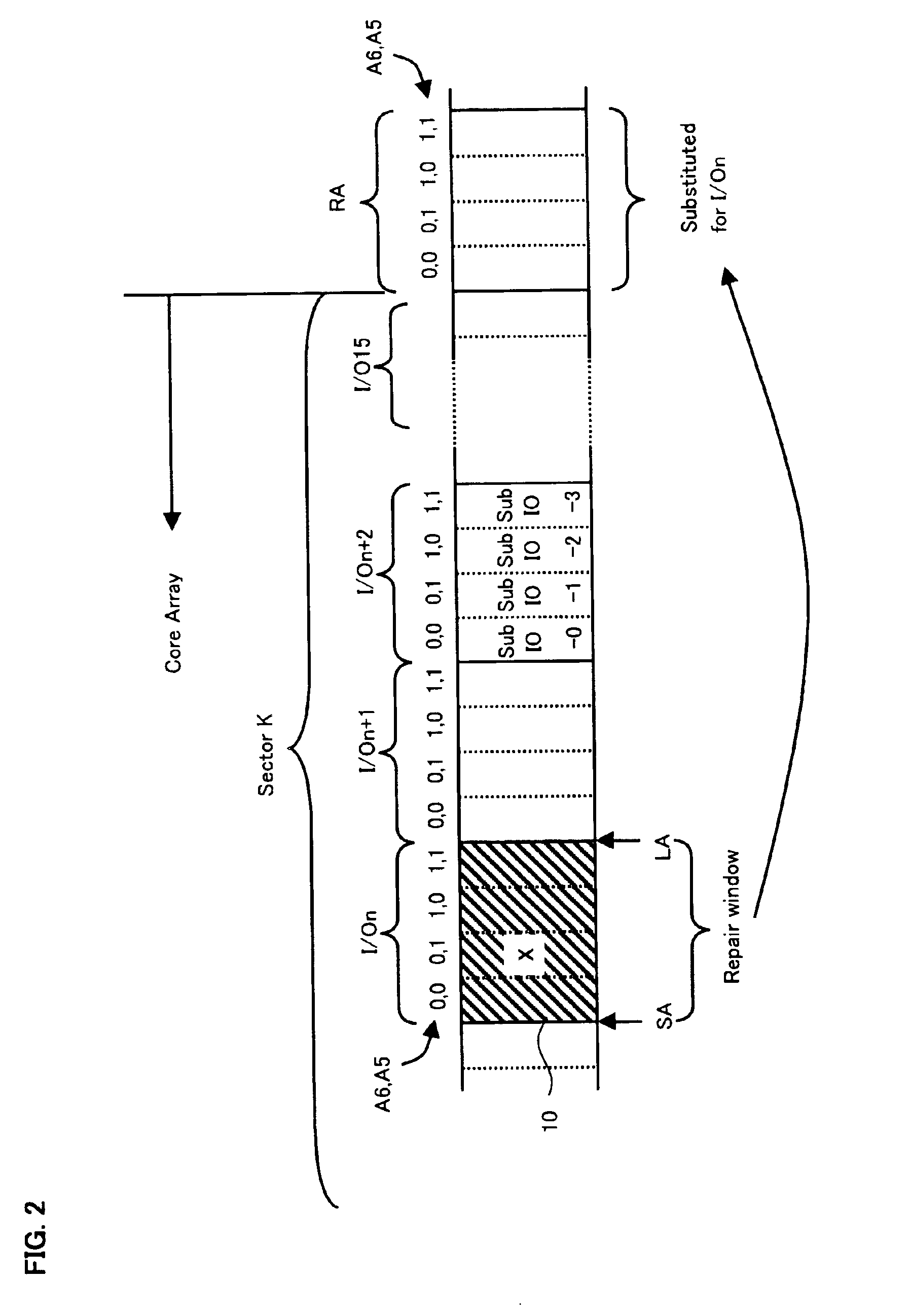 Semiconductor memory enabling correct substitution of redundant cell array