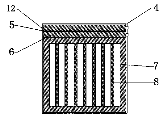 Tail gas waste heat recovery power generation device of internal combustion engine