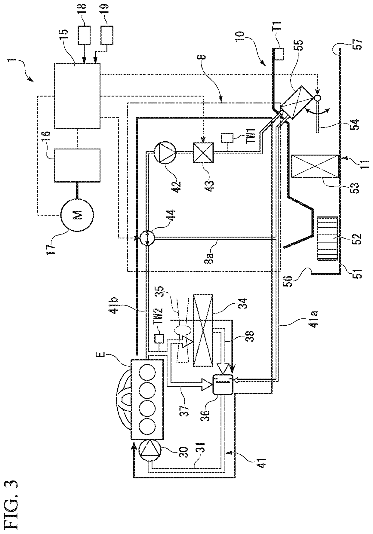 Vehicle equipped with electric motor