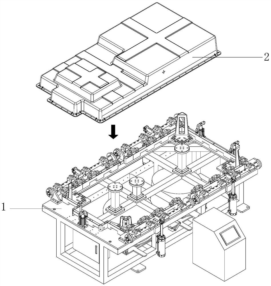 Water mist vaporization rapid cooling device for SMC part